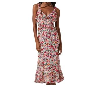 open lace back dress Aylin Pleated Midi Sweater Dress main image 0